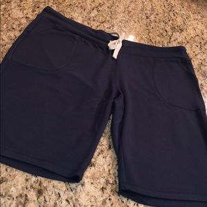 Eddie Bauer Navy Blue Bermuda Shorts